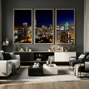 Atlanta Skyline Wall Art Canvas Print – Modern Cityscape by MyGreatCanvas | Canvas Wall Art Prints | Photo Prints & Wall Decor