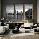 Chicago Wall Art Canvas Print, Chicago City Downtown Night by MyGreatCanvas | Canvas Wall Art Prints | Photo Prints & Wall Decor