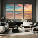 Beach Walk Wall Art Canvas Print – Soft Coastal Photography by MyGreatCanvas | Canvas Wall Art Prints | Photo Prints & Wall Decor