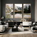 Lake Braies Alpine Landscape Wall Art Canvas Print, by MyGreatCanvas | Canvas Wall Art Prints | Photo Prints & Wall Decor