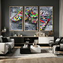 Graffiti Gaming Canvas Wall Art For Bedroom - Gaming Wall by MyGreatCanvas | Canvas Wall Art Prints | Photo Prints & Wall Decor