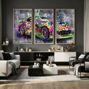 Graffiti Sports Car Street Art Wall Art Canvas Print, by MyGreatCanvas | Canvas Wall Art Prints | Photo Prints & Wall Decor