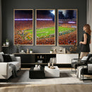 Clemson Football Stadium Wall Art Canvas Print, College
