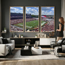 Georgia Bulldogs Stadium Wall Art Canvas Print, Sanford