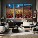 Clemson Tigers Memorial Stadium Wall Art Canvas Print