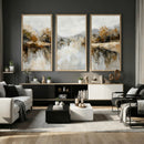 Abstract Landscape Wall Art Canvas Print, Modern Lake by MyGreatCanvas | Canvas Wall Art Prints | Photo Prints & Wall Decor