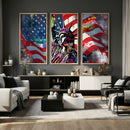 USA Statue of Liberty Graffiti Street Art Wall Art Canvas by MyGreatCanvas | Canvas Wall Art Prints | Photo Prints & Wall Decor