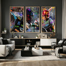 Graffiti Baseball Player Street Art Wall Art Canvas Print by MyGreatCanvas | Canvas Wall Art Prints | Photo Prints & Wall Decor
