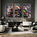 Graffiti American Football Helmet Street Art Wall Art Canvas by MyGreatCanvas | Canvas Wall Art Prints | Photo Prints & Wall Decor