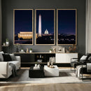 Washington White House Skyline Wall Art Canvas Print – by MyGreatCanvas | Canvas Wall Art Prints | Photo Prints & Wall Decor