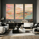 Abstract Pastel Landscape Wall Art Canvas Print – Soft Pink by MyGreatCanvas | Canvas Wall Art Prints | Photo Prints & Wall Decor