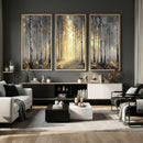 Abstract Birch Forest Wall Art Canvas Print – Modern Neutral by MyGreatCanvas | Canvas Wall Art Prints | Photo Prints & Wall Decor