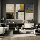Abstract Gold and Black Wall Art Canvas Print – Modern by MyGreatCanvas | Canvas Wall Art Prints | Photo Prints & Wall Decor