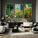 Gustav Klimt Boho Mountain Landscape Large Wall Art, by MyGreatCanvas | Canvas Wall Art Prints | Photo Prints & Wall Decor