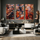Jazz Band Canvas Wall Art — Jazz Club Singer Saxophone Print by MyGreatCanvas | Canvas Wall Art Prints | Photo Prints & Wall Decor