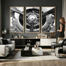 Vintage Propeller Plane Wall Art Canvas Print, Black and by MyGreatCanvas | Canvas Wall Art Prints | Photo Prints & Wall Decor