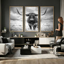 Texas Longhorn Canvas Wall Art Western Bull Desert Moody by MyGreatCanvas | Canvas Wall Art Prints | Photo Prints & Wall Decor