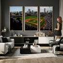 Chicago Cubs Baseball Team Print - Wrigley Field Stadium