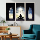 Women and Yoga Wall Art Canvas Print