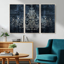 Dark Chandelier Wall Art Canvas Print by MyGreatCanvas | Canvas Wall Art Prints | Photo Prints & Wall Decor