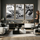 American Football Player Wall Art Canvas Print