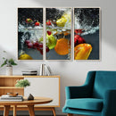 Kithen Vegetables World Wall Art Canvas Print