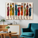 Abstract African Women Wall Art Canvas Print by MyGreatCanvas | Canvas Wall Art Prints | Photo Prints & Wall Decor