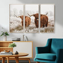 Longhorn Cattle Wall Art Canvas Print, Framed Farmhouse by MyGreatCanvas | Canvas Wall Art Prints | Photo Prints & Wall Decor