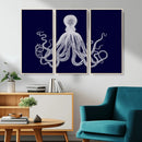 Blue Octopus Wall Art Canvas Print by MyGreatCanvas | Canvas Wall Art Prints | Photo Prints & Wall Decor