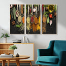 Kitchen Spice Wall Art Canvas Print