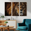 Mighty Lion Wall Art Canvas Print – Majestic Animal Portrait by MyGreatCanvas | Canvas Wall Art Prints | Photo Prints & Wall Decor