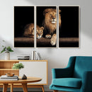 Lion Canvas Wall Art – Majestic Animal Print Artwork for by MyGreatCanvas | Canvas Wall Art Prints | Photo Prints & Wall Decor