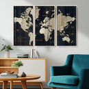 World Map Canvas Print – Detailed Map of the World Wall Art by MyGreatCanvas | Canvas Wall Art Prints | Photo Prints & Wall Decor