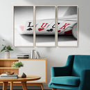 Framed Luck Poker Cards Canvas – Modern Triptych Wall Art,