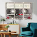 Music Cassette Iconic Wall Art Canvas Print by MyGreatCanvas | Canvas Wall Art Prints | Photo Prints & Wall Decor