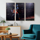American Football Wall Art Canvas Print, Stadium Sport Wall