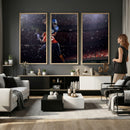 American Football Wall Art Canvas Print, Stadium Sport Wall