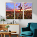 Arizona Desert Wall Art Canvas Print - Framed Deser Sunset by MyGreatCanvas | Canvas Wall Art Prints | Photo Prints & Wall Decor