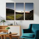 Oregon Ducks Football Team Print - Eugene Autzen Stadium
