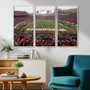 Wisconsin Badgers Team Print Canvas - Madison Camp Randall