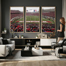Wisconsin Badgers Team Print Canvas - Madison Camp Randall