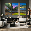 Milwaukee Brewers Baseball Team Print Canvas- American