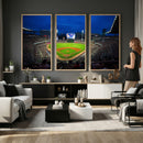 Truist Park Night Game Canvas Art - Atlanta Braves Stadium
