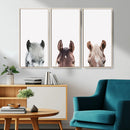 Horse Wall Art - Minimalist Horse Triptych Wall Art – Modern by MyGreatCanvas | Canvas Wall Art Prints | Photo Prints & Wall Decor