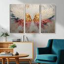 Golden Angel Wings Wall Art Canvas Print – Stunning Abstract by MyGreatCanvas | Canvas Wall Art Prints | Photo Prints & Wall Decor