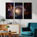 Nebula and Galaxies in Space Wall Art Canvas Print, Spiral