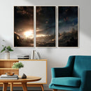 Avengers Planet Wall Art Canvas Print