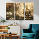 Zen Buddha Wall Art Canvas Print | Peaceful Meditation Decor