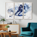 Hockey Player Wall Art Canvas Print - Sports-Inspired