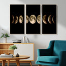 Phases of the Moon Wall Art | Canvas Print for Modern Wall by MyGreatCanvas | Canvas Wall Art Prints | Photo Prints & Wall Decor